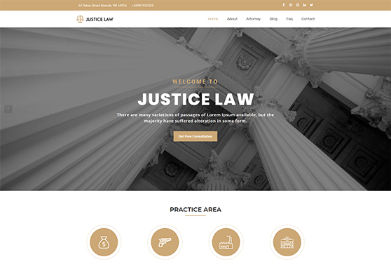Lawyer+WordPress+Theme