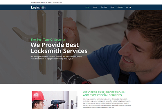 Locksmith+WordPress+Theme